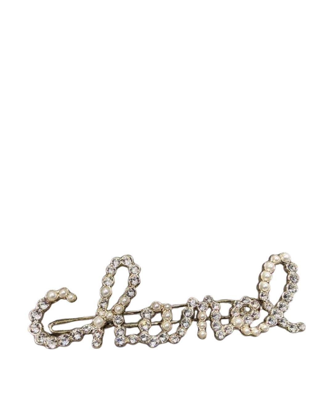 CHANEL Золотая заколка, фото 1