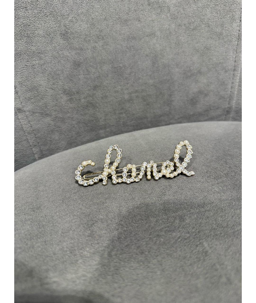 CHANEL Золотая заколка, фото 2