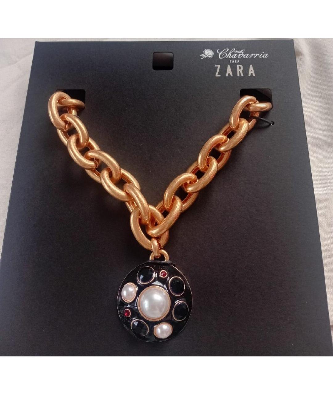 WILLY CHAVARRIA Золотое металлическое колье, фото 5