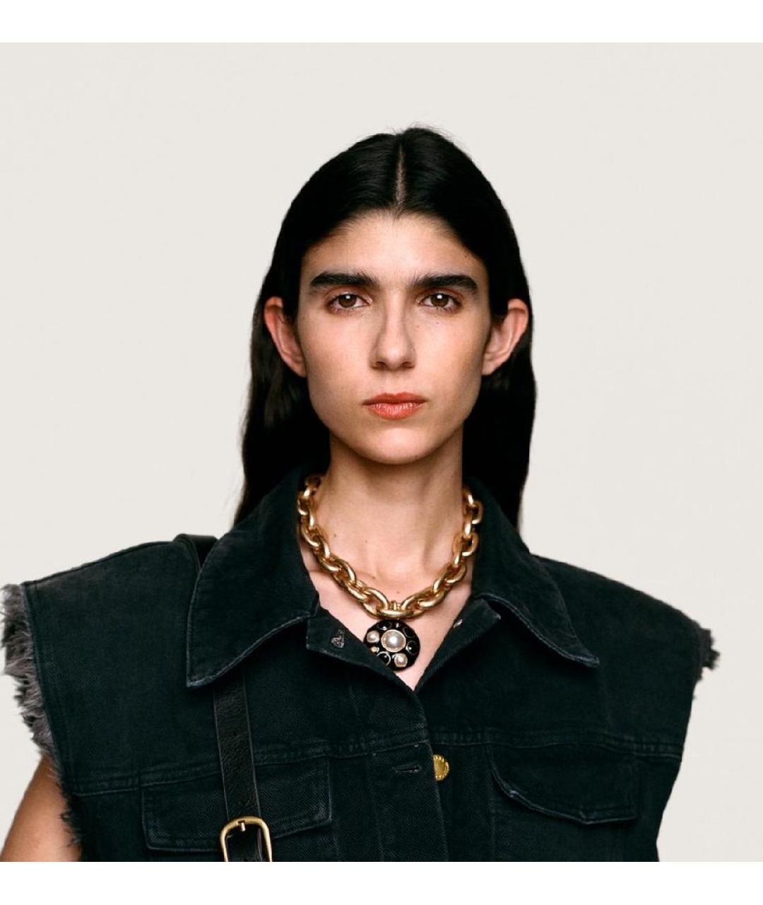 WILLY CHAVARRIA Золотое металлическое колье, фото 4