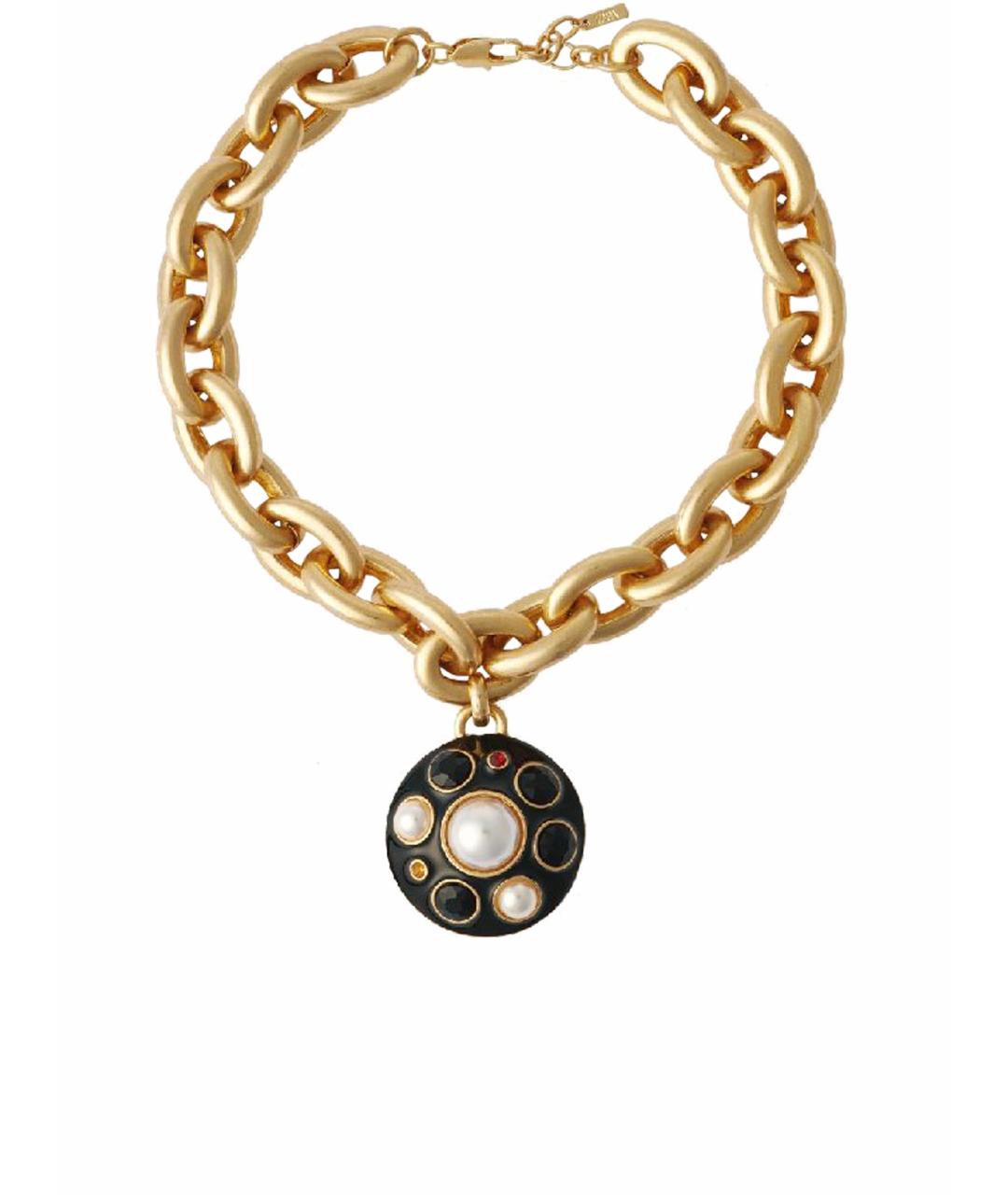 WILLY CHAVARRIA Золотое металлическое колье, фото 1