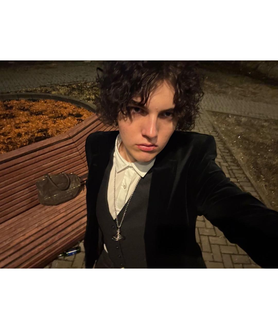 VIVIENNE WESTWOOD Белая стеклянная цепочка/подвеска, фото 5