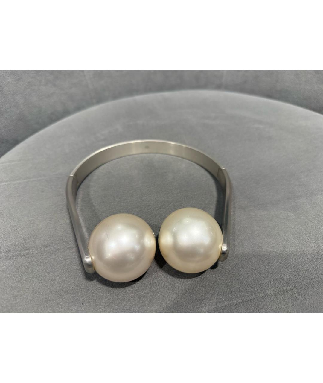 CHANEL Серебряное металлическое колье, фото 3