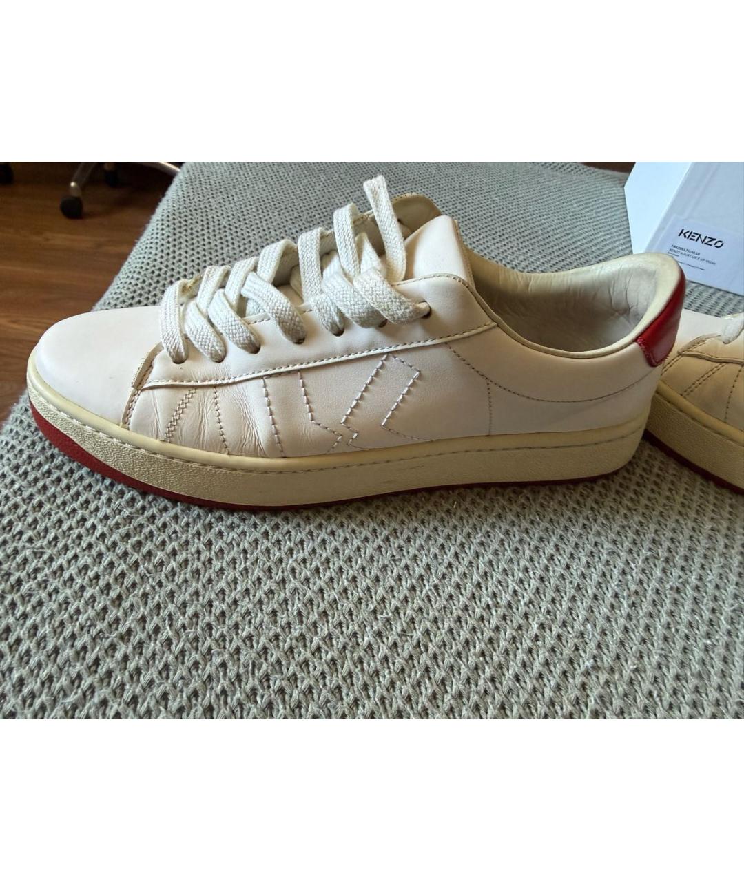 KENZO Мульти кожаные кеды, фото 8