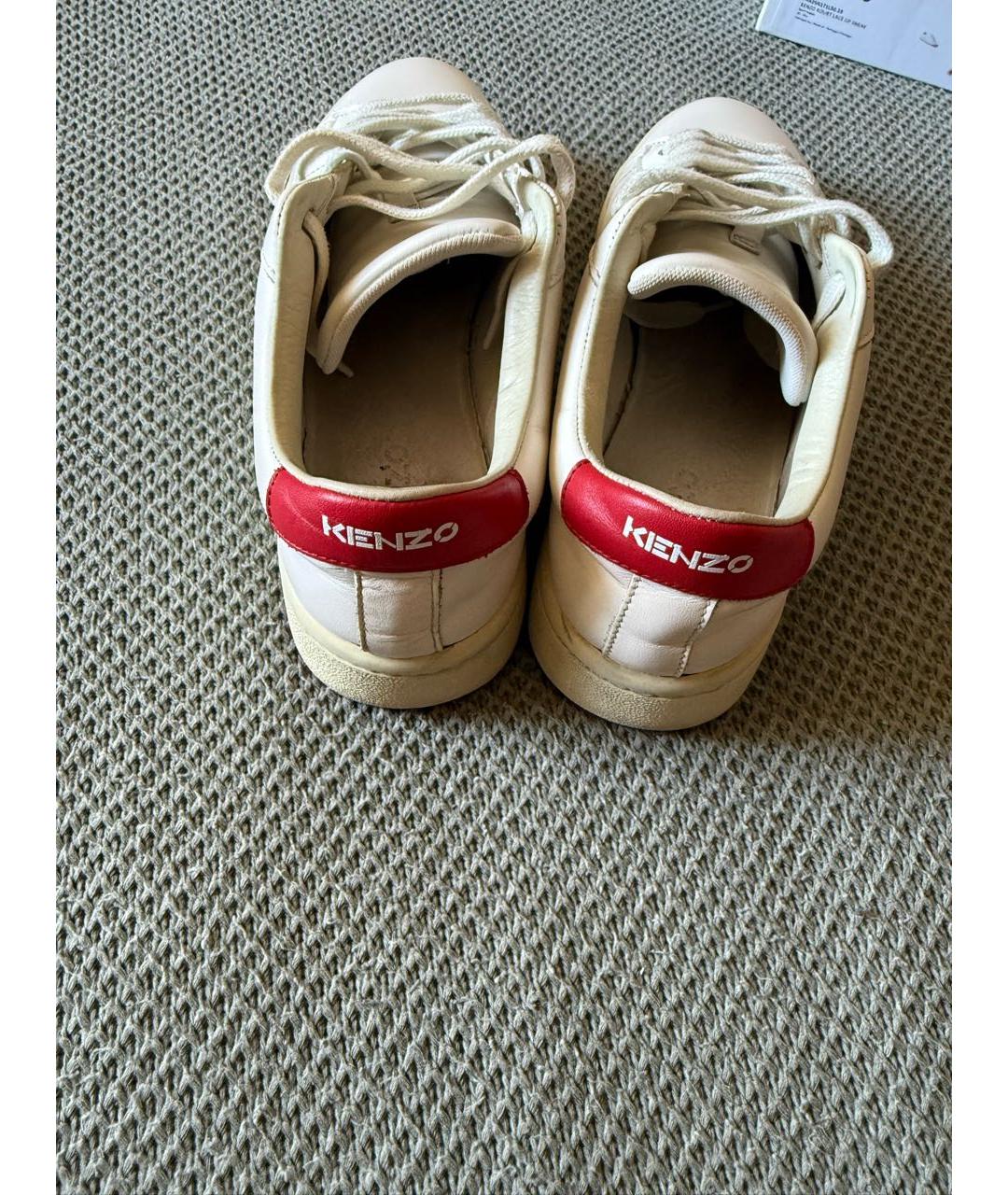 KENZO Мульти кожаные кеды, фото 3