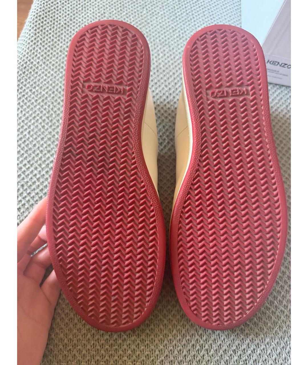 KENZO Мульти кожаные кеды, фото 5