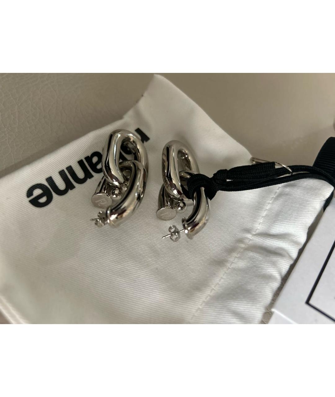 PACO RABANNE Серебряные серьги, фото 7