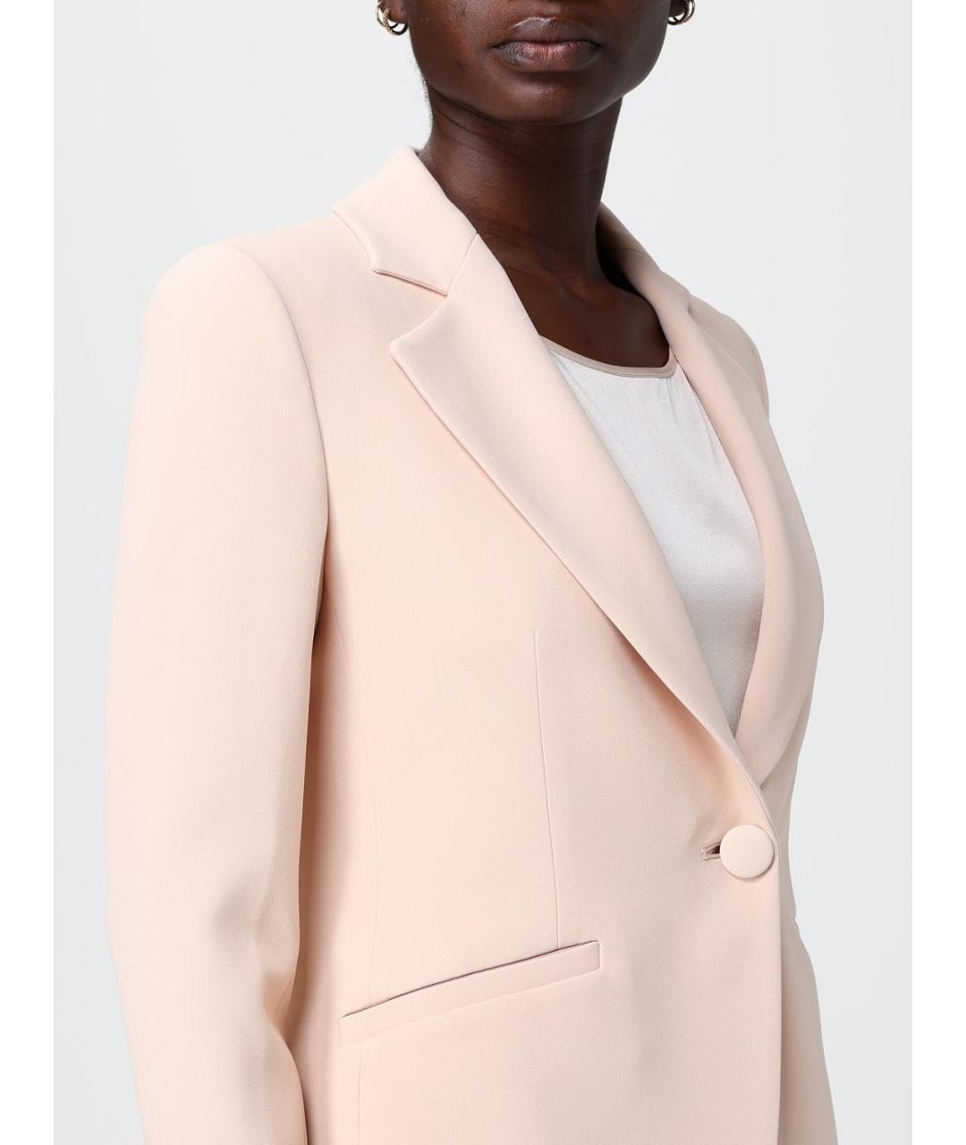 EMPORIO ARMANI Розовый вискозный жакет/пиджак, фото 3
