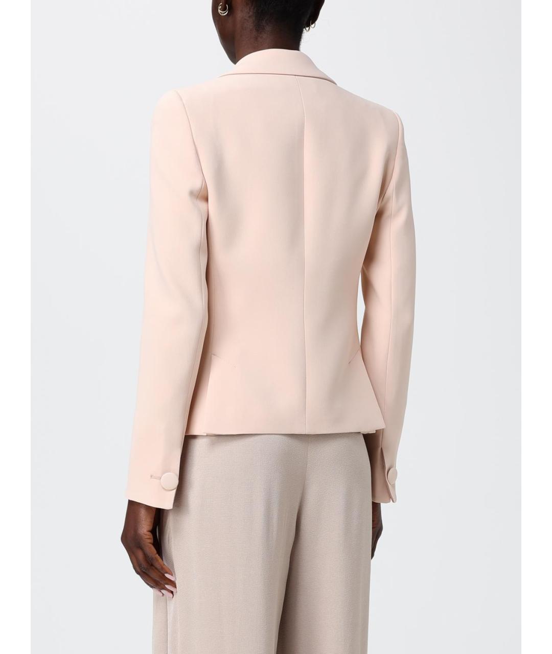 EMPORIO ARMANI Розовый вискозный жакет/пиджак, фото 2