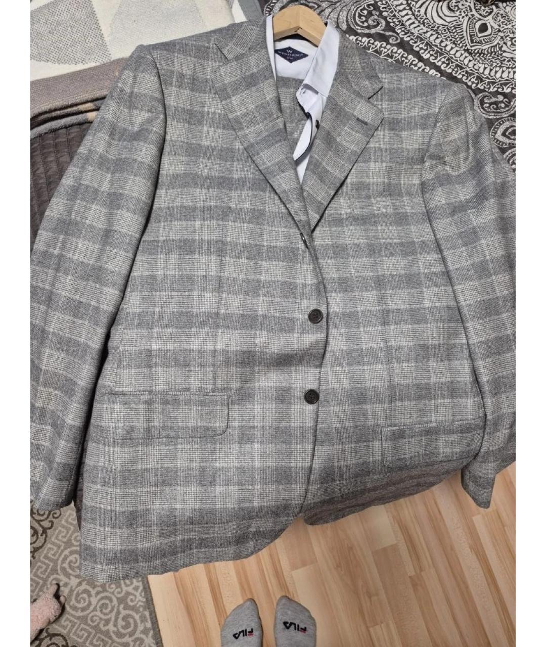 KITON Бежевый классический костюм, фото 4