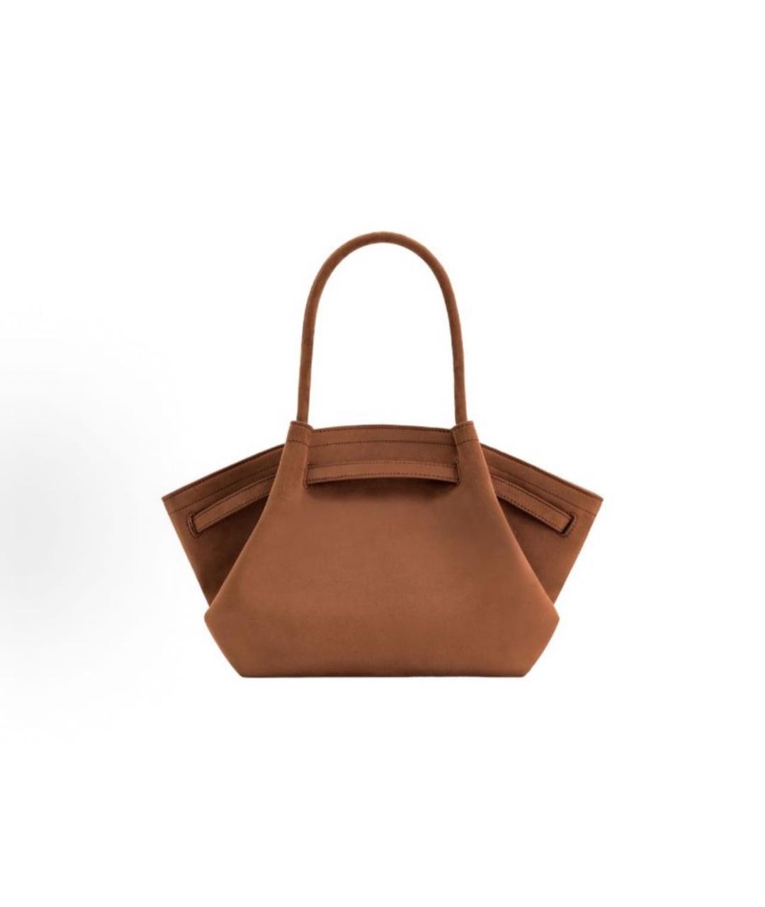 JW PEI Коричневая замшевая сумка тоут, фото 4