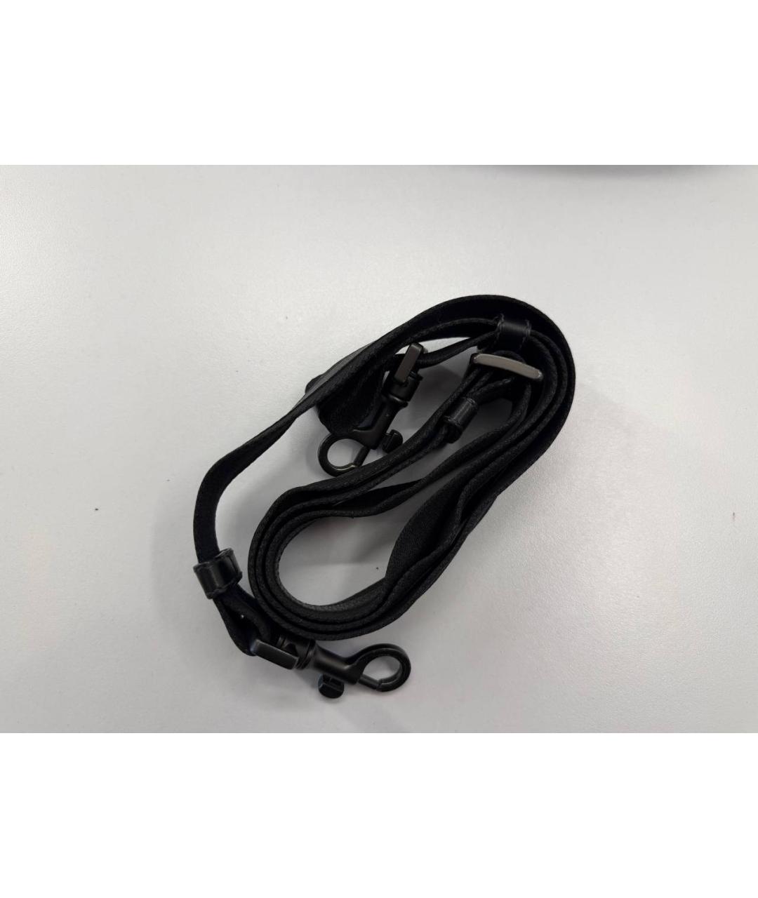 BOTTEGA VENETA Черная кожаная сумка на плечо, фото 3