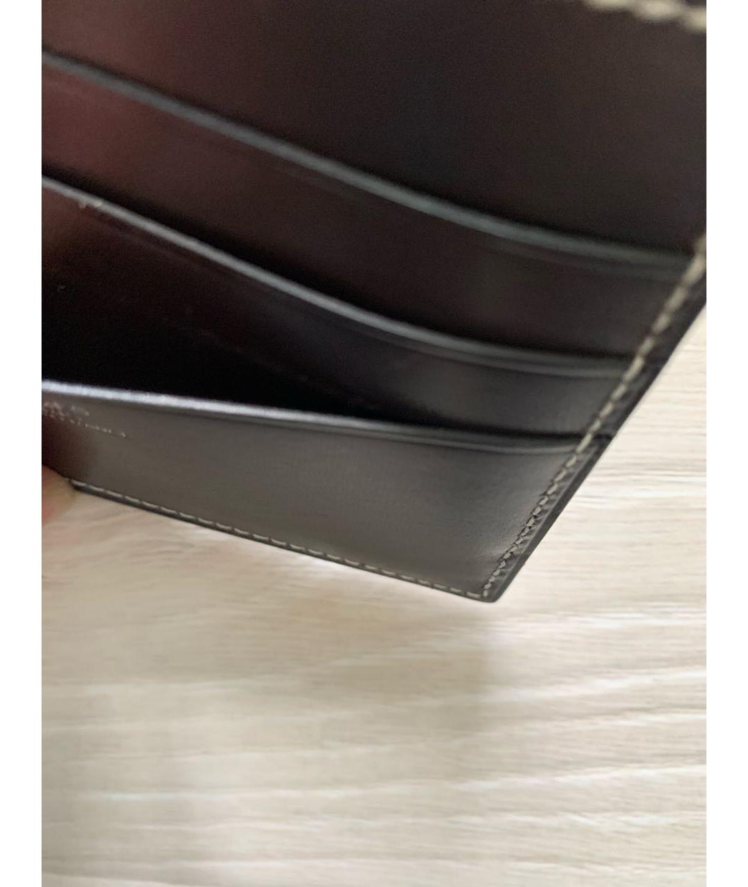 HERMES Коричневый кожаный кардхолдер, фото 3