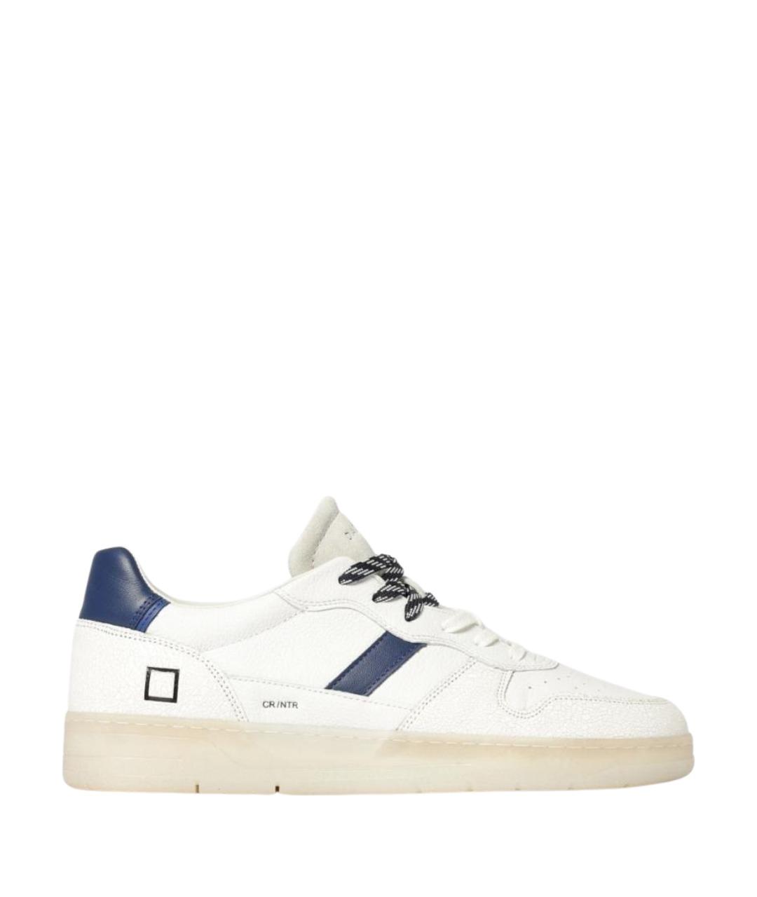 D.A.T.E. Белые кожаные низкие кроссовки / кеды, фото 1