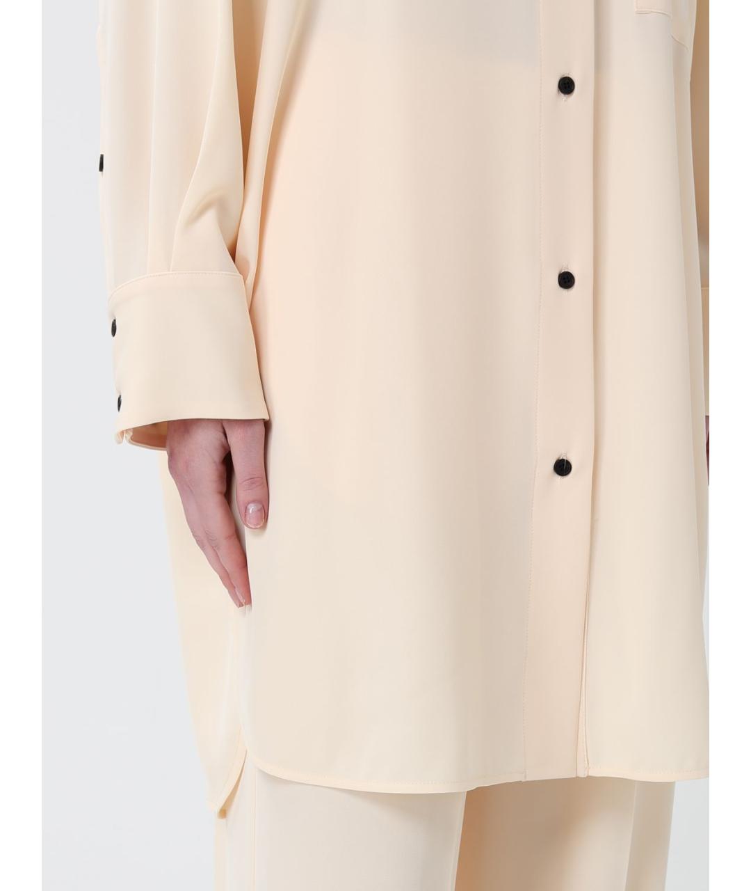 MEIMEIJ Бежевая полиэстеровая рубашка, фото 3