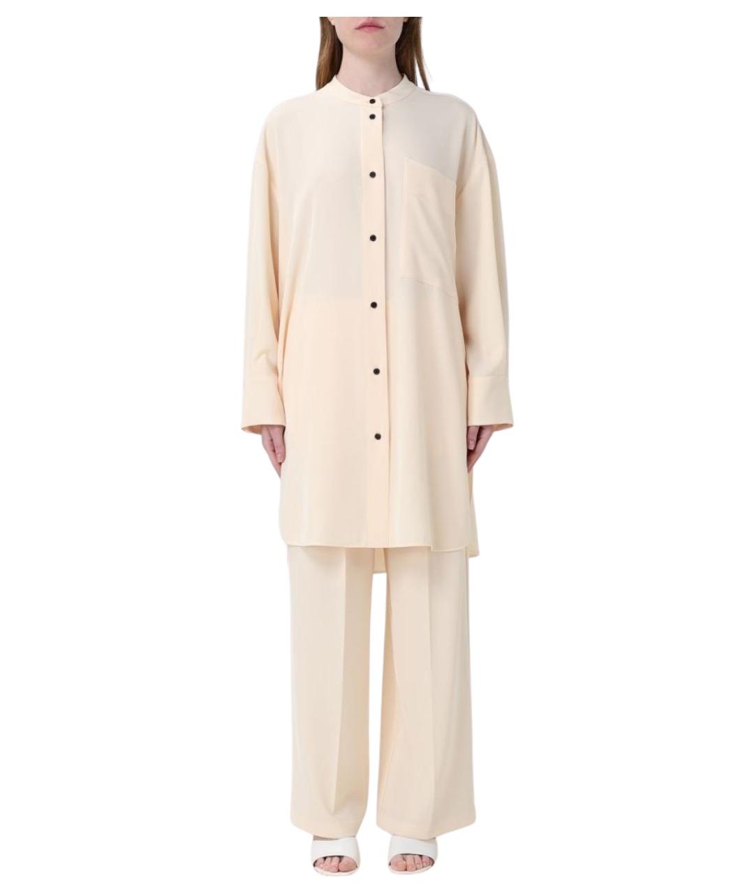 MEIMEIJ Бежевая полиэстеровая рубашка, фото 1