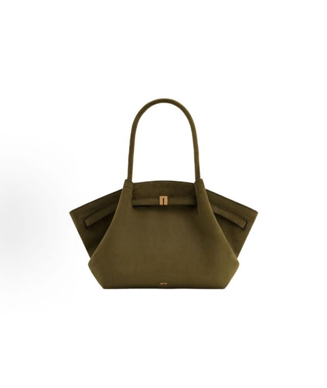 JW PEI Хаки замшевая сумка тоут, фото 6