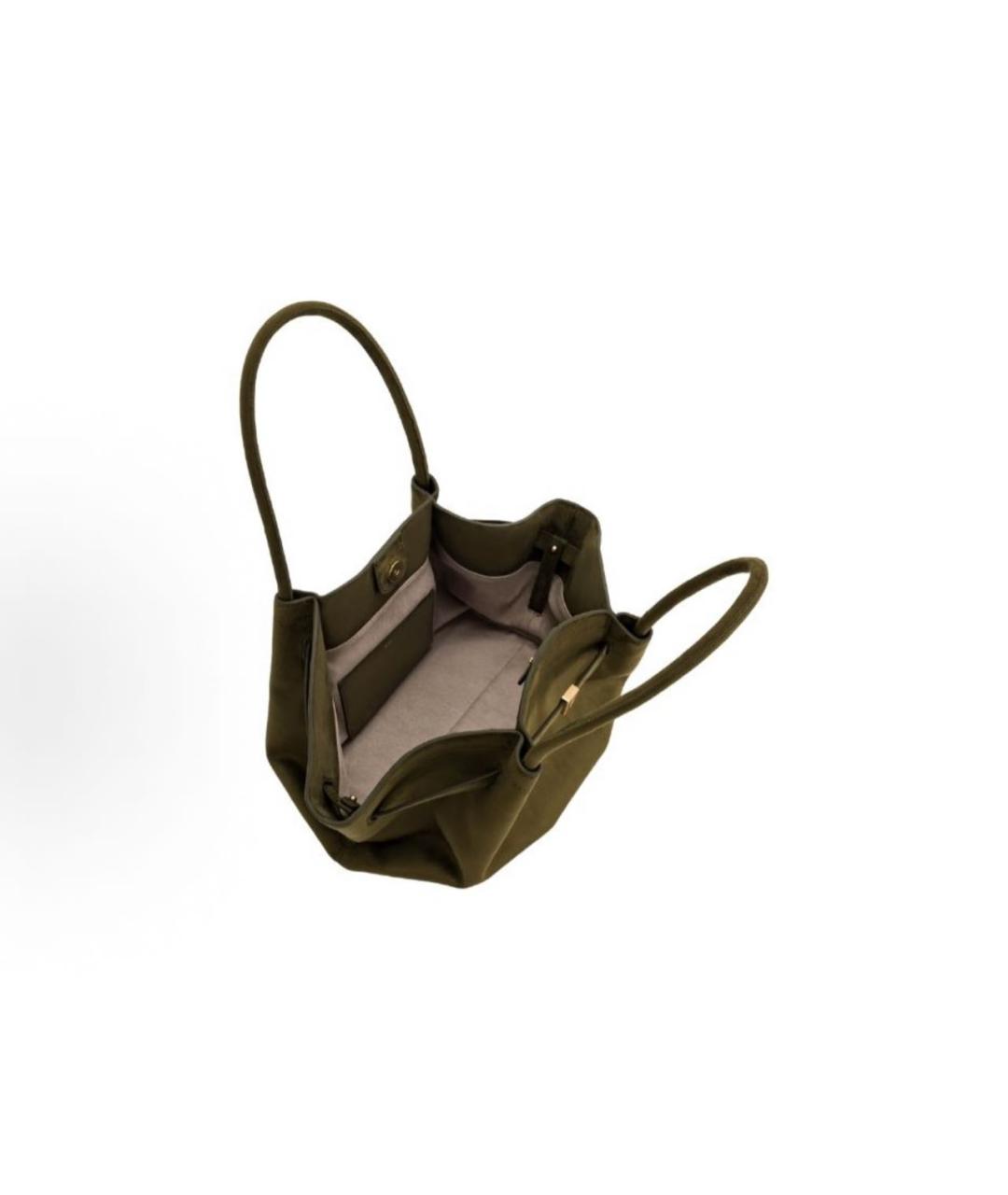 JW PEI Хаки замшевая сумка тоут, фото 5