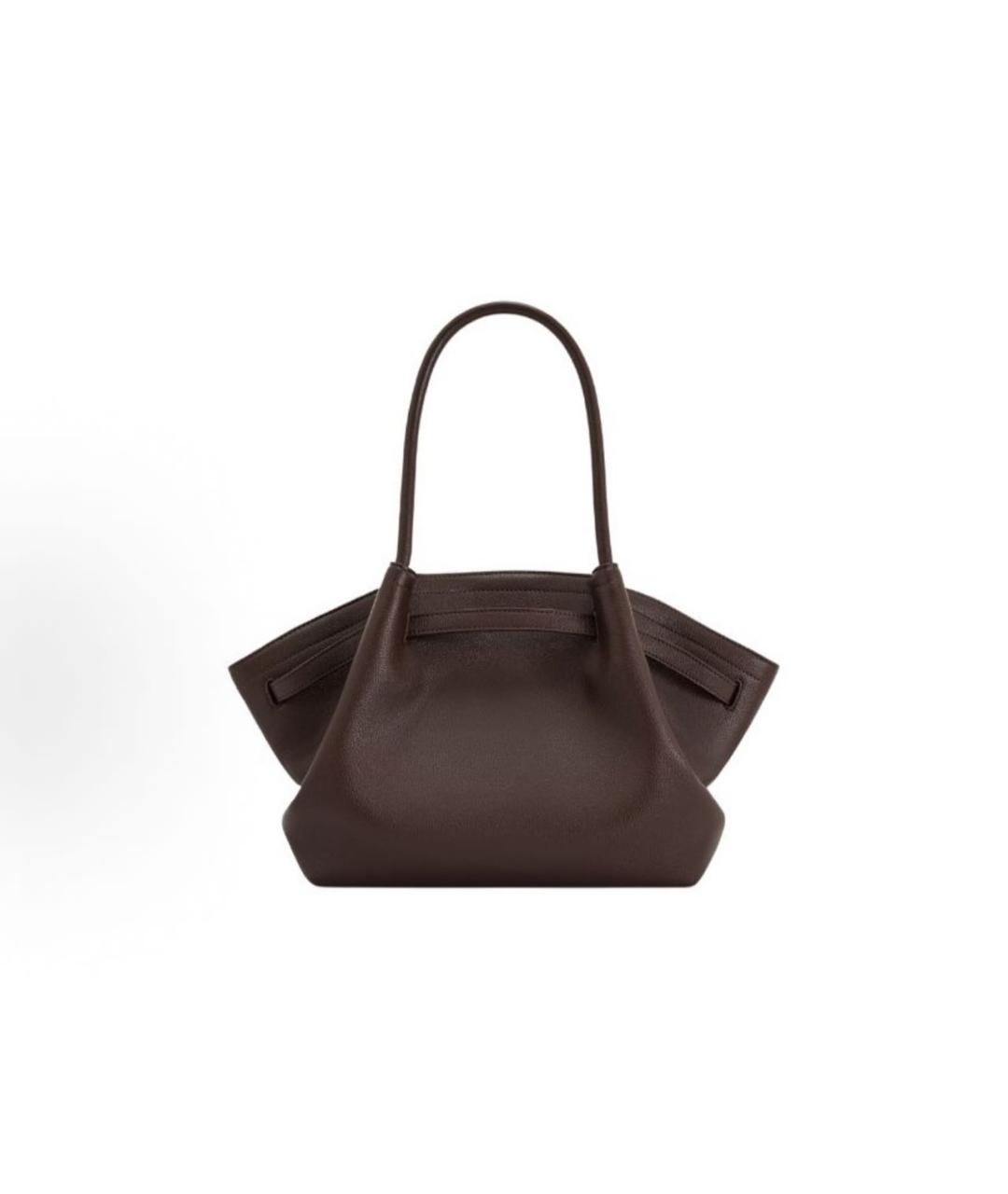 JW PEI Коричневая кожаная сумка тоут, фото 3