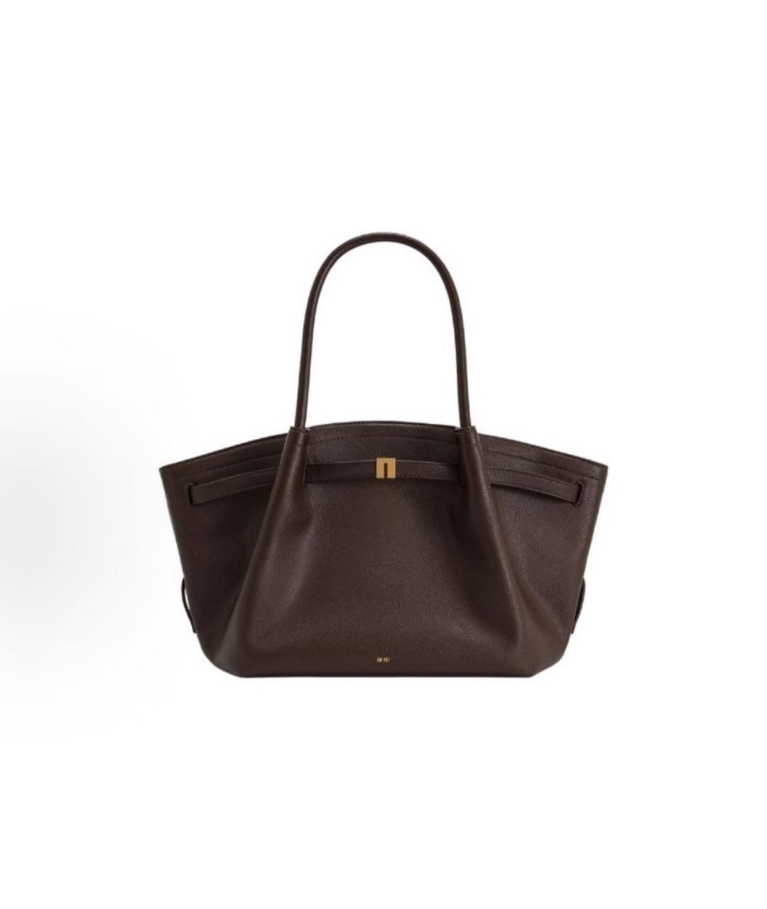 JW PEI Коричневая кожаная сумка тоут, фото 2