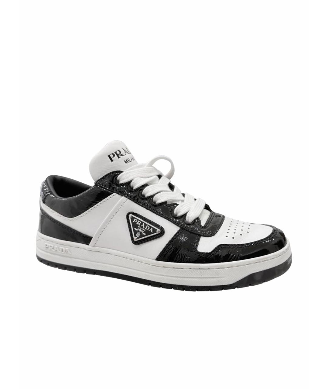 PRADA Белые кожаные кеды, фото 6