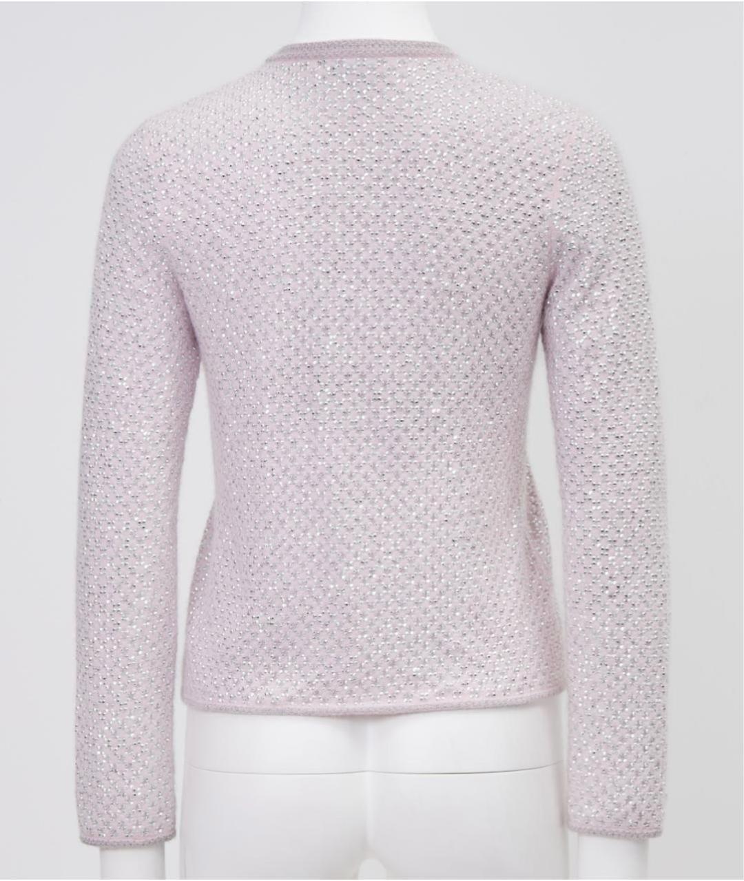 CHANEL Розовый шелковый кардиган, фото 2