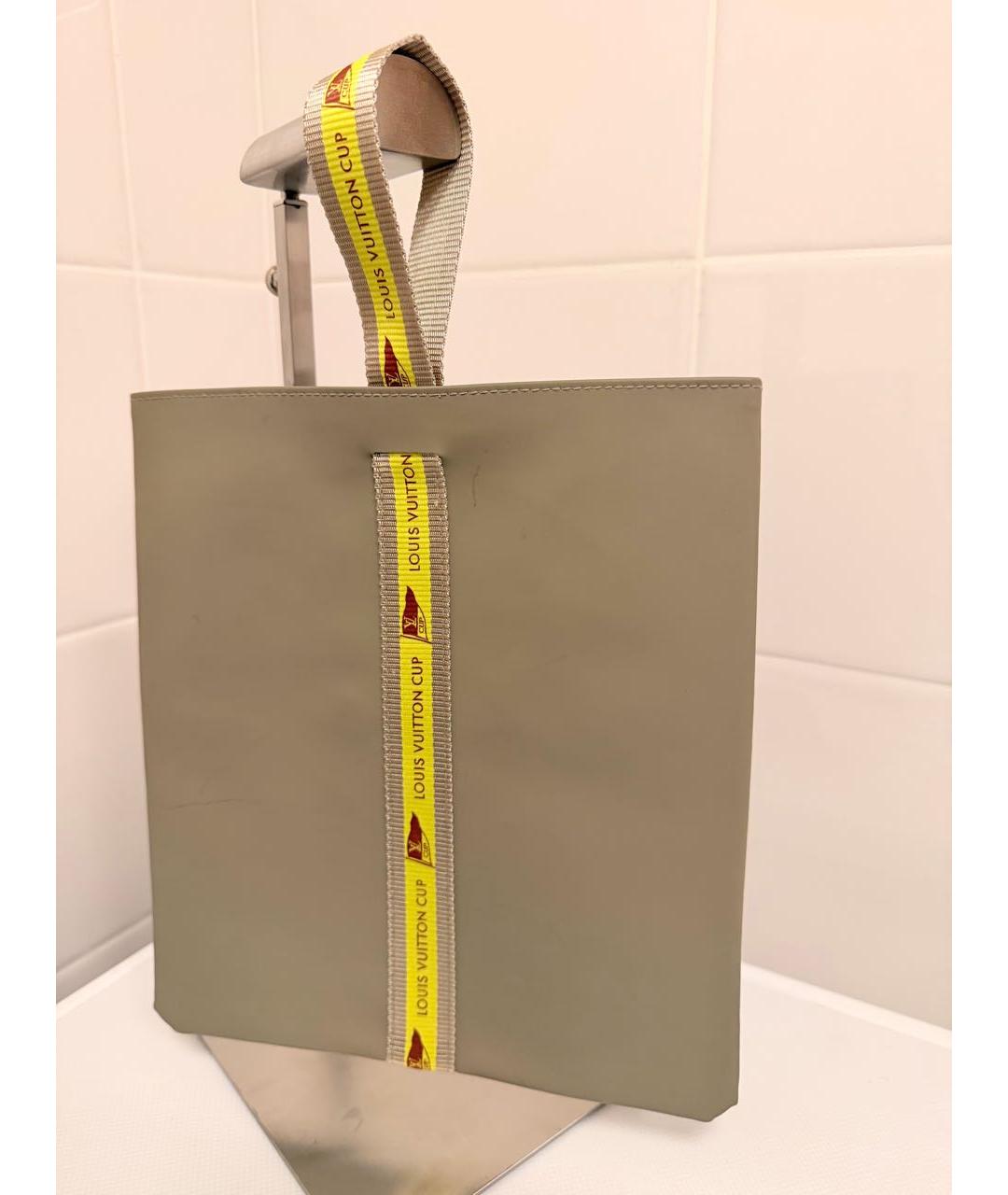 LOUIS VUITTON Хаки сумка с короткими ручками, фото 2