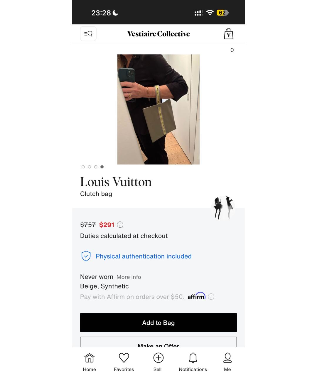 LOUIS VUITTON Хаки сумка с короткими ручками, фото 6