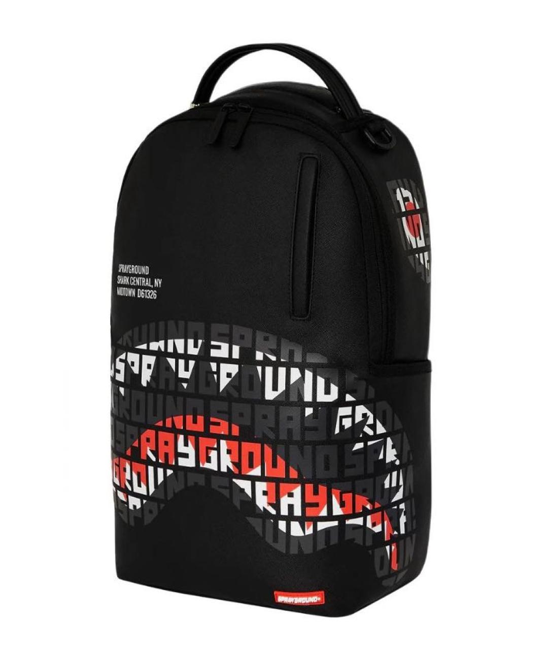 SPRAYGROUND Черный тканевый рюкзак, фото 3