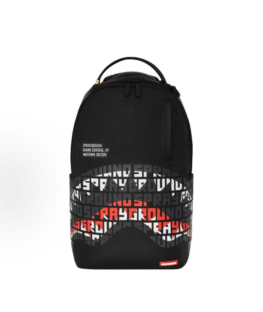 SPRAYGROUND Черный тканевый рюкзак, фото 2