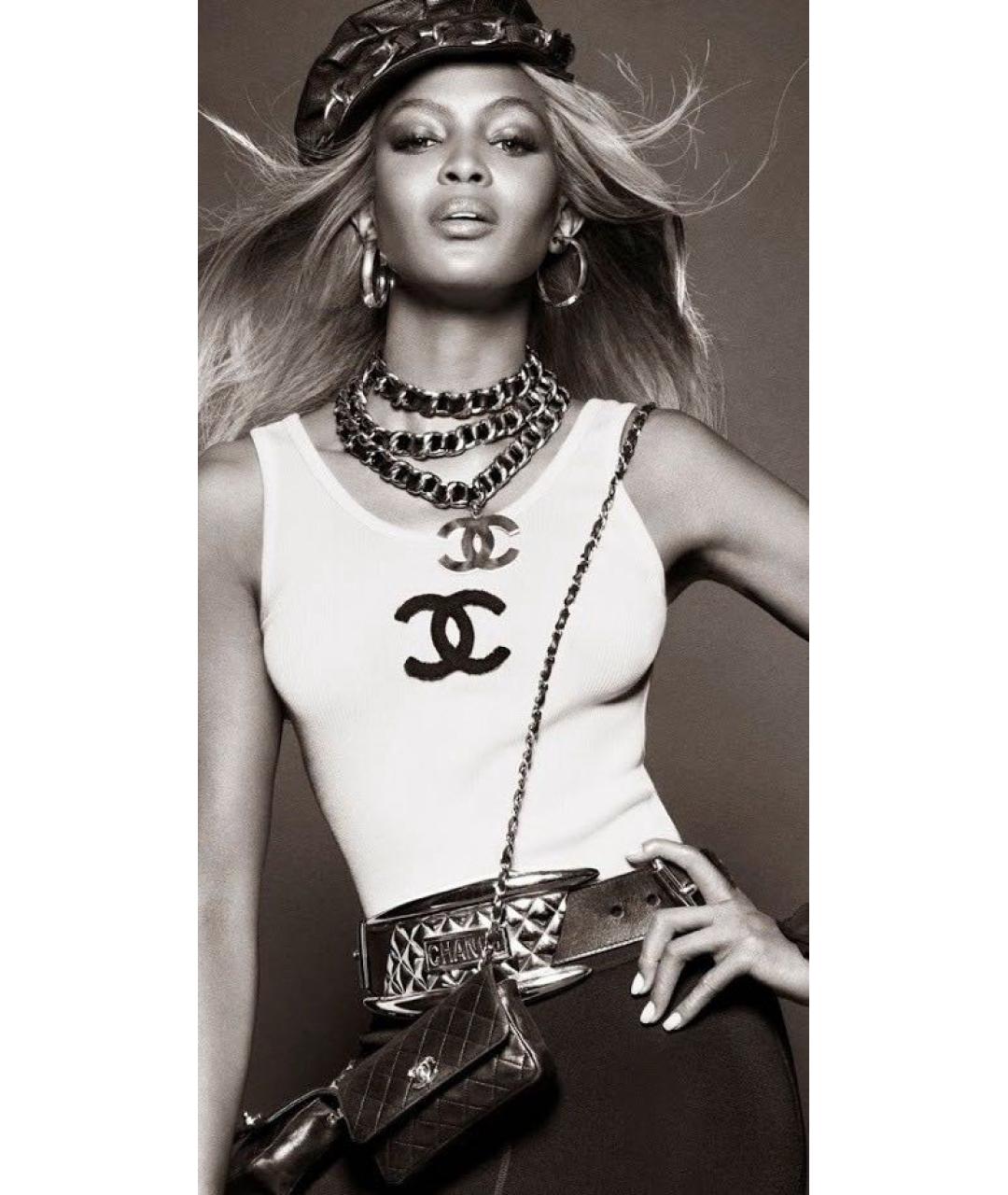 CHANEL Черный кожаный ремень, фото 8