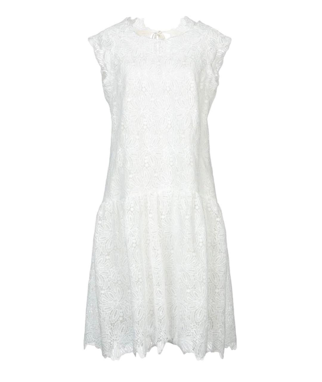 ERMANNO SCERVINO Белое полиэстеровое повседневное платье, фото 1