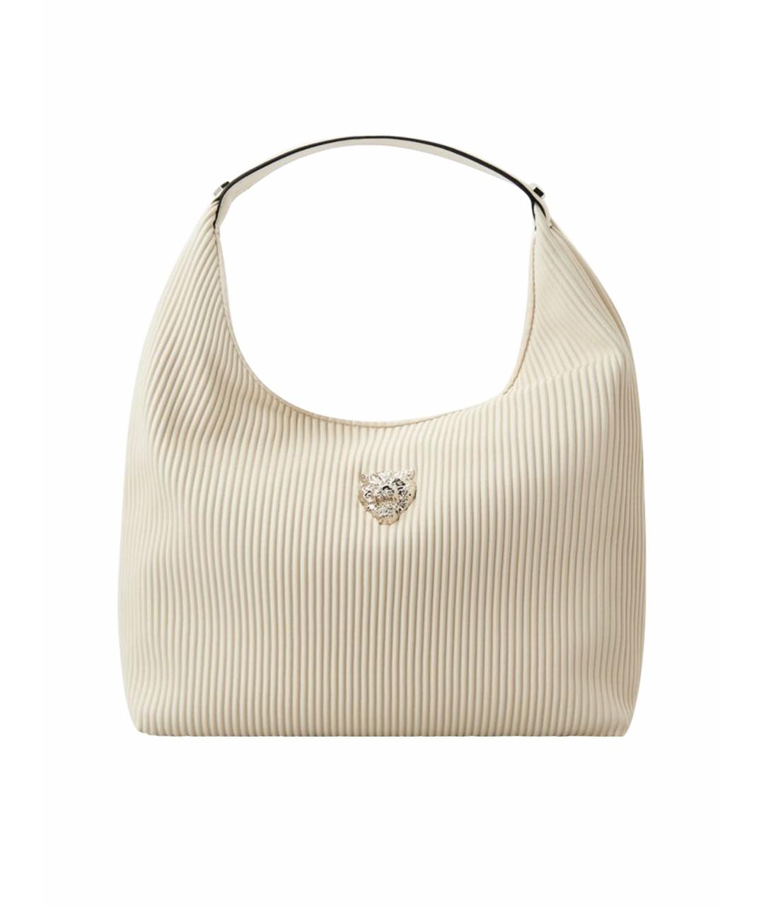 PHILIPP PLEIN Белая кожаная сумка через плечо, фото 1