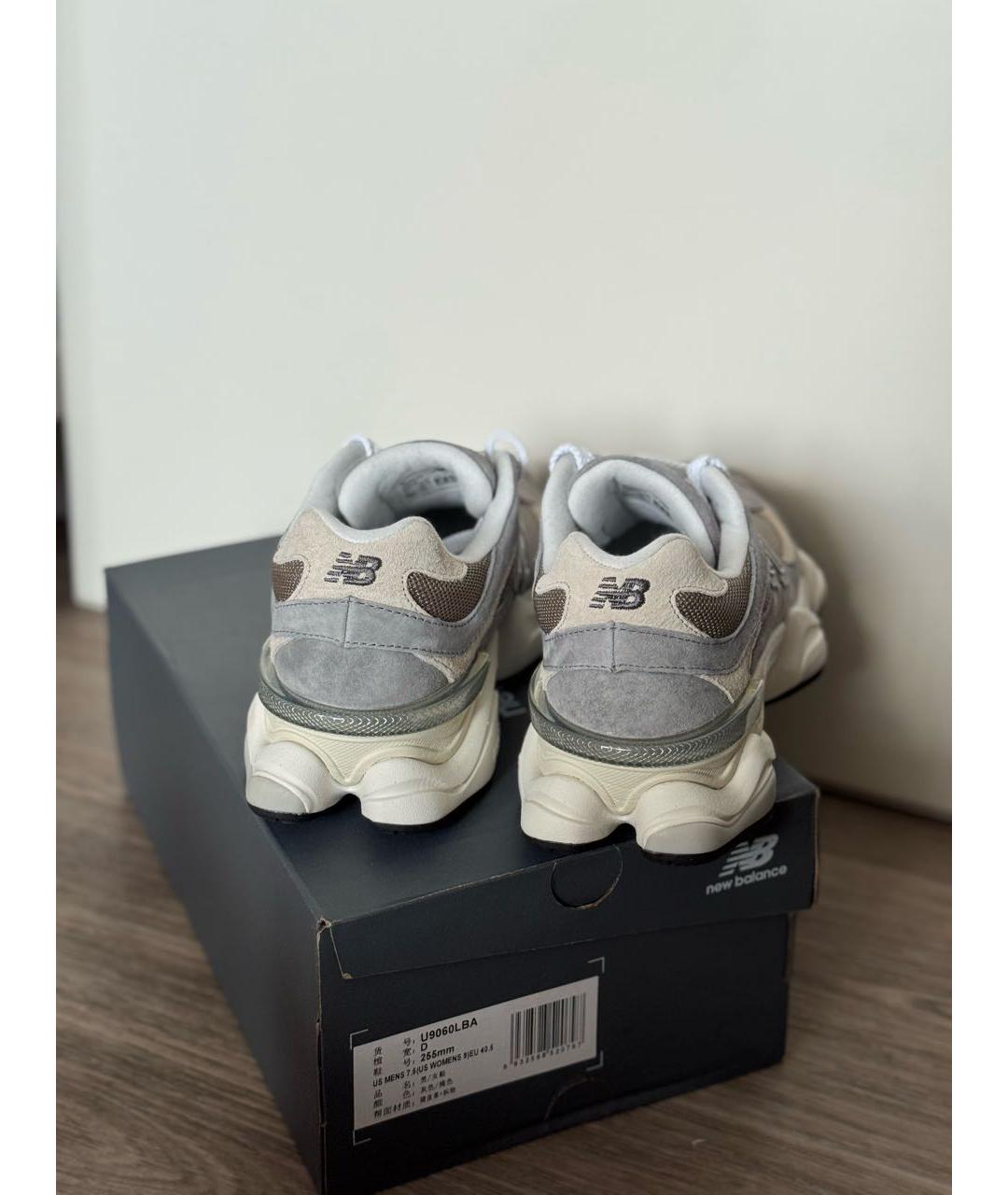 NEW BALANCE Бежевые замшевые кроссовки, фото 4