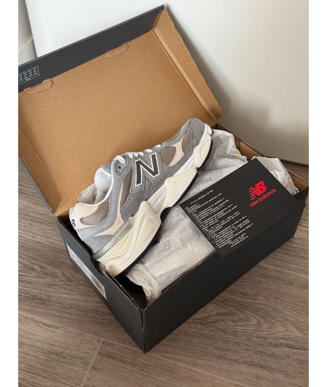 NEW BALANCE Бежевые замшевые кроссовки, фото 5