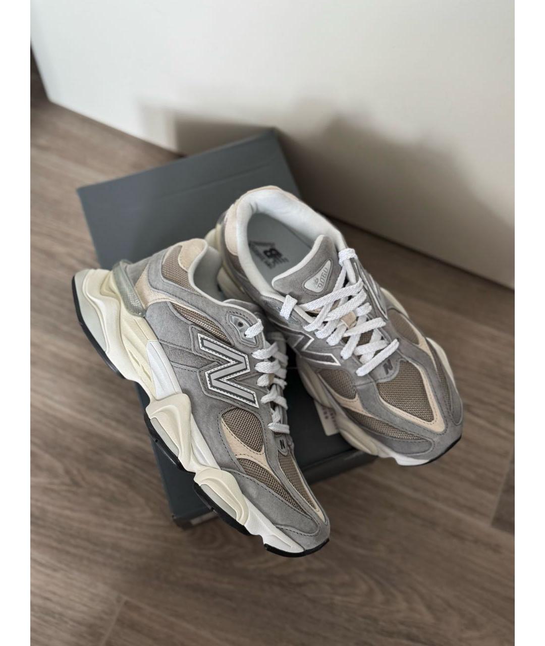 NEW BALANCE Бежевые замшевые кроссовки, фото 3