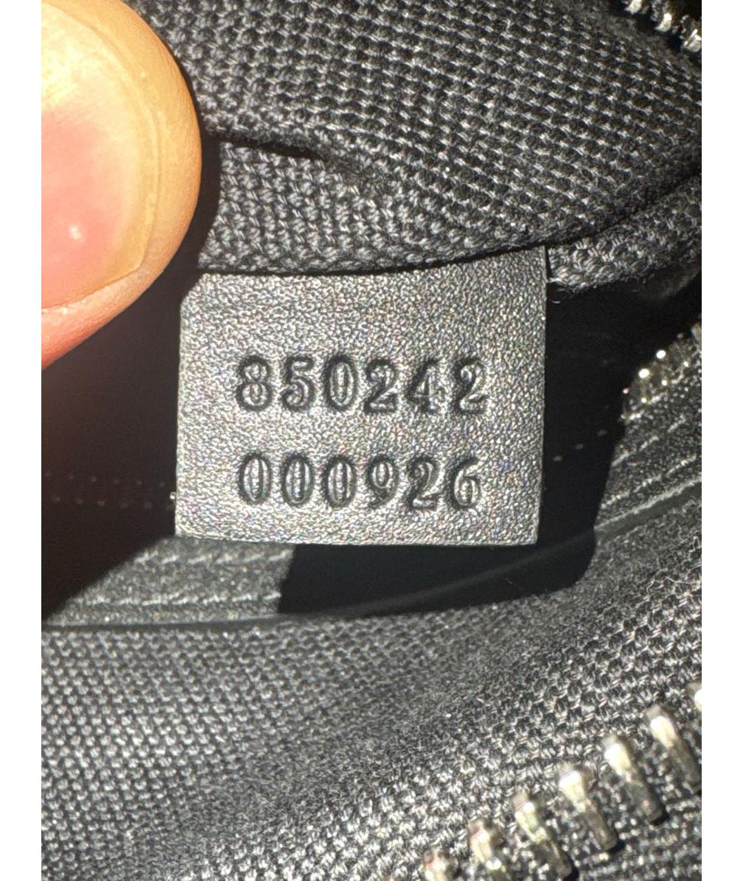 GUCCI Черная кожаная сумка на плечо, фото 5