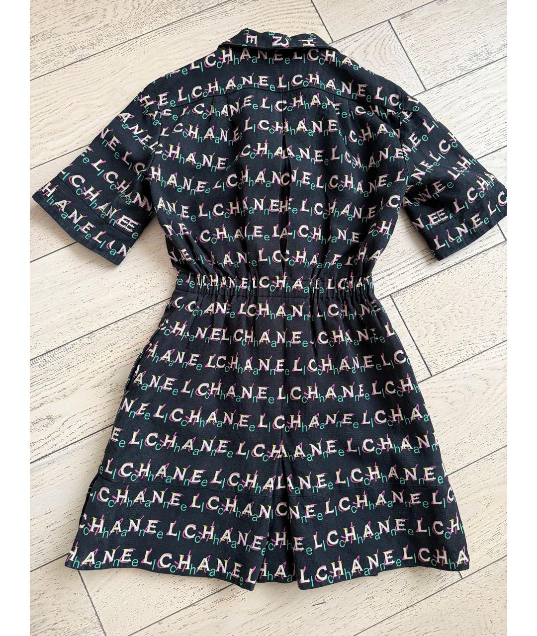 CHANEL Мульти шелковое повседневное платье, фото 2