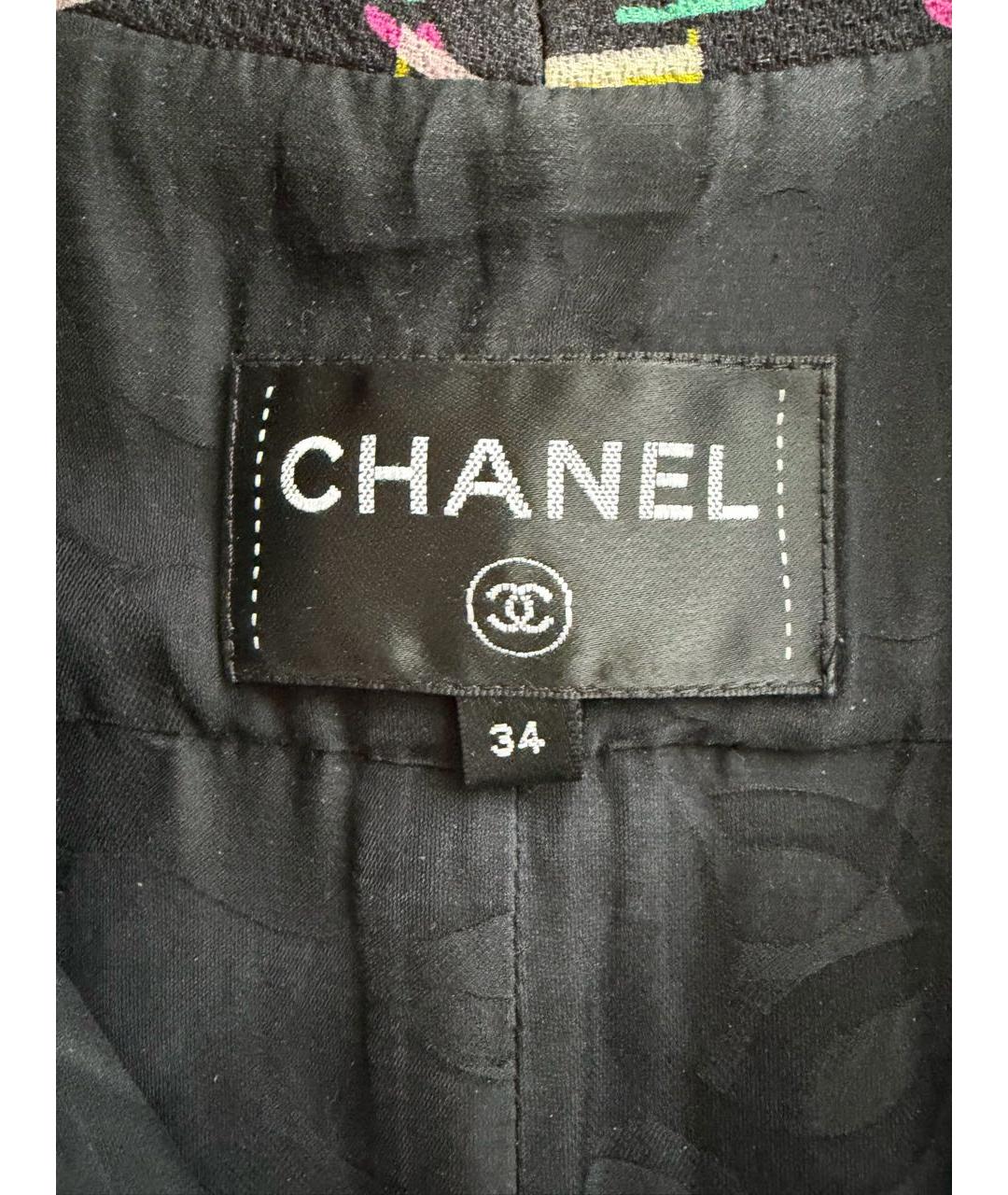 CHANEL Мульти шелковое повседневное платье, фото 4