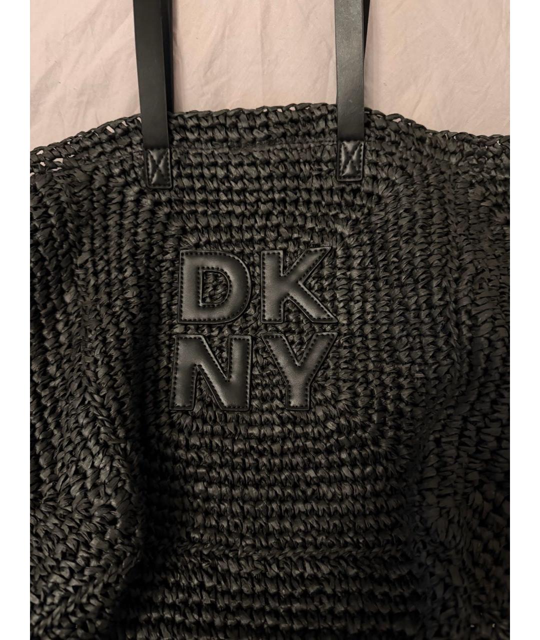 DKNY Черная пляжная сумка, фото 2