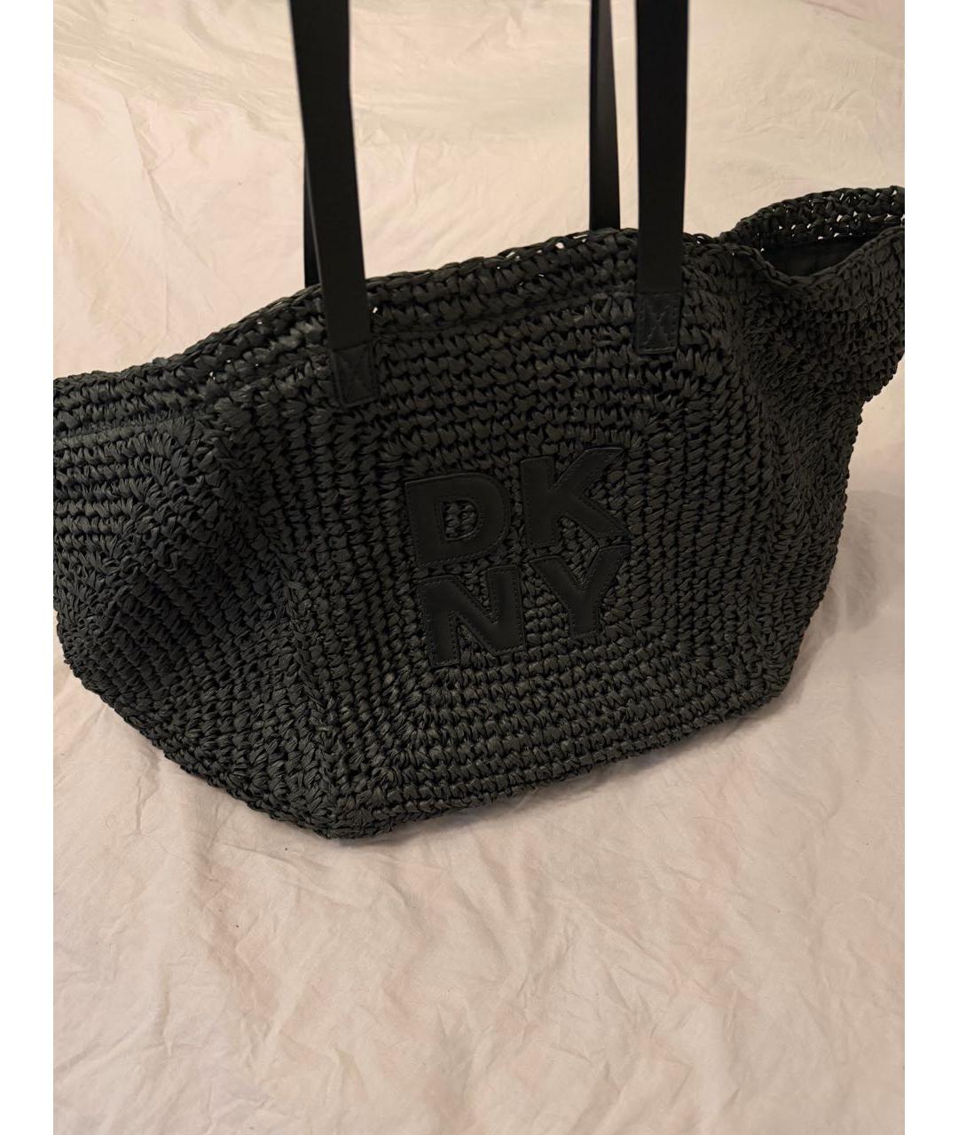 DKNY Черная пляжная сумка, фото 3