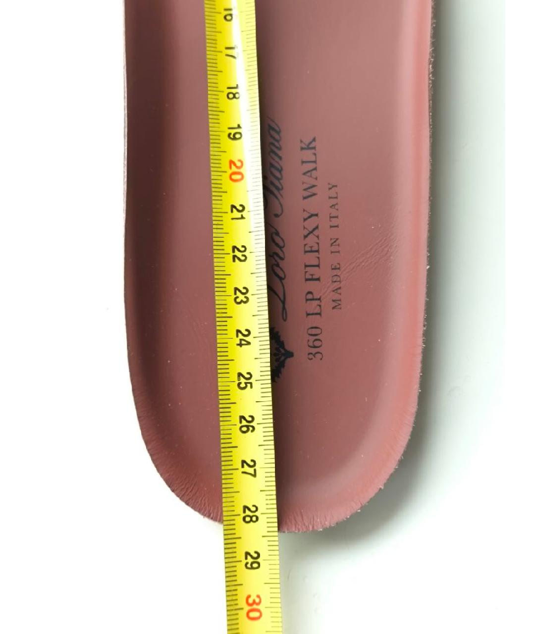 LORO PIANA Черные текстильные низкие кроссовки / кеды, фото 7