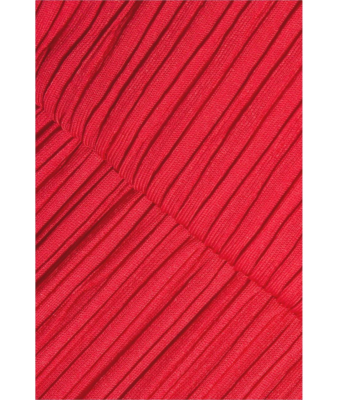 MAX MARA Красное вискозное повседневное платье, фото 4