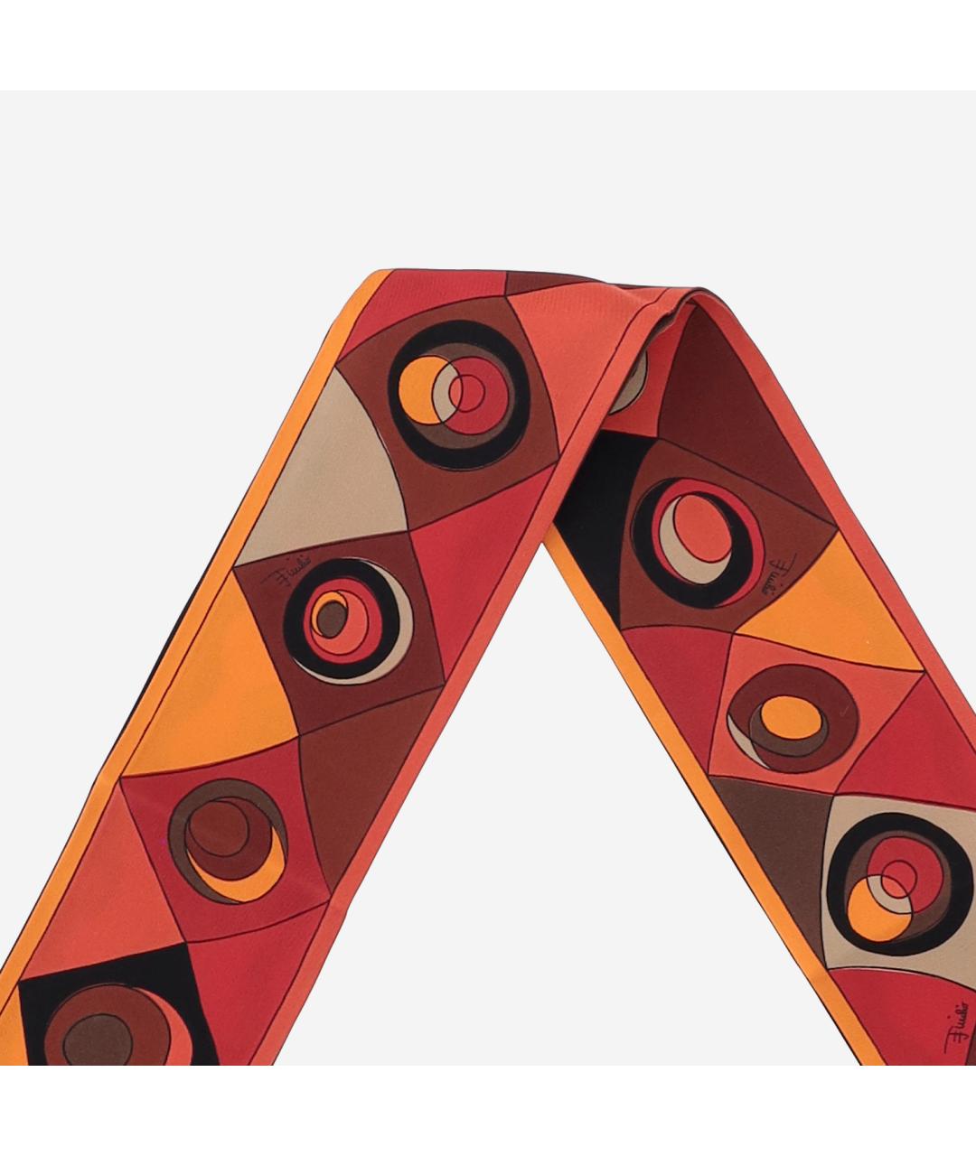 EMILIO PUCCI Мульти шелковый шарф, фото 2