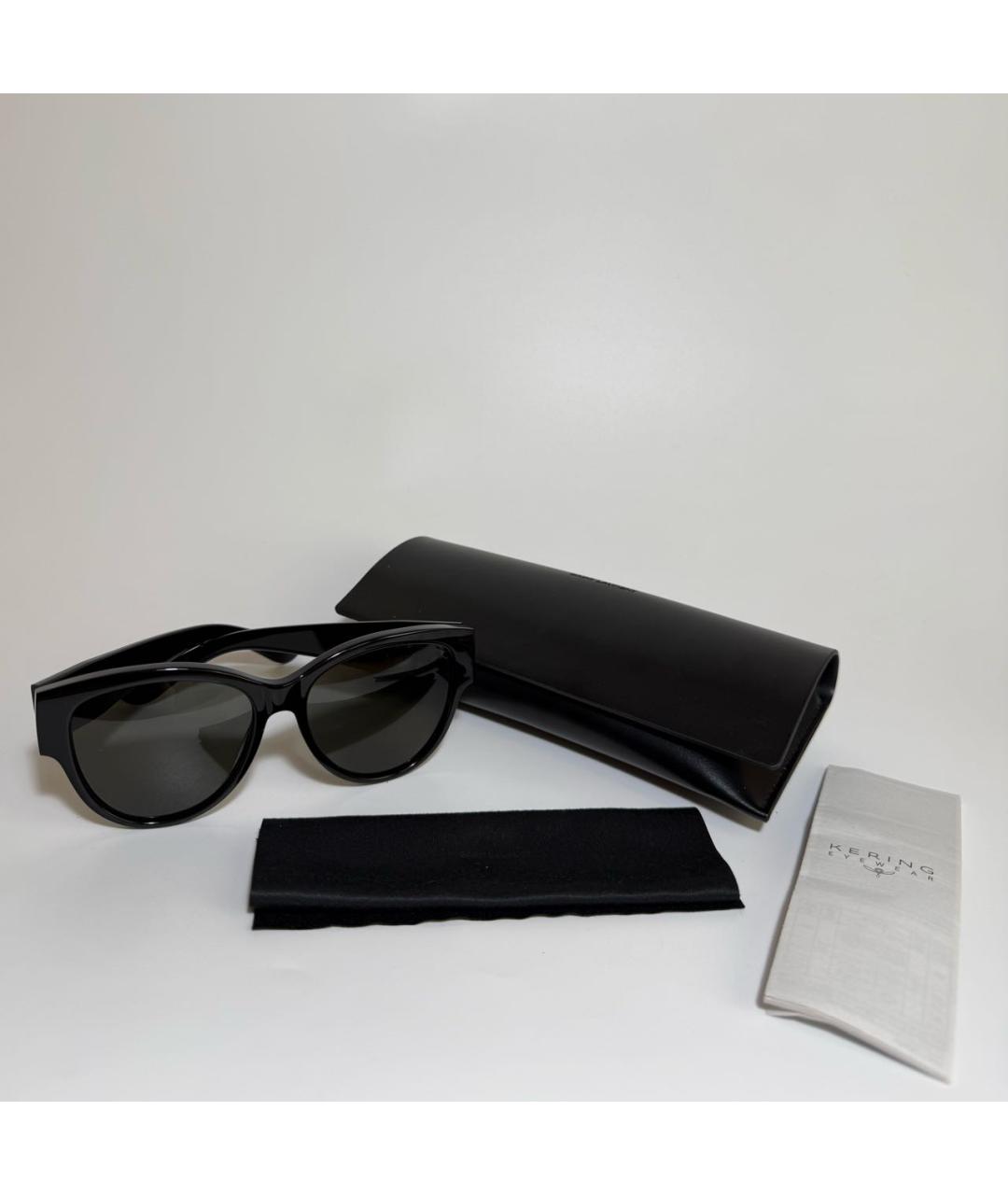 SAINT LAURENT Черные пластиковые солнцезащитные очки, фото 5