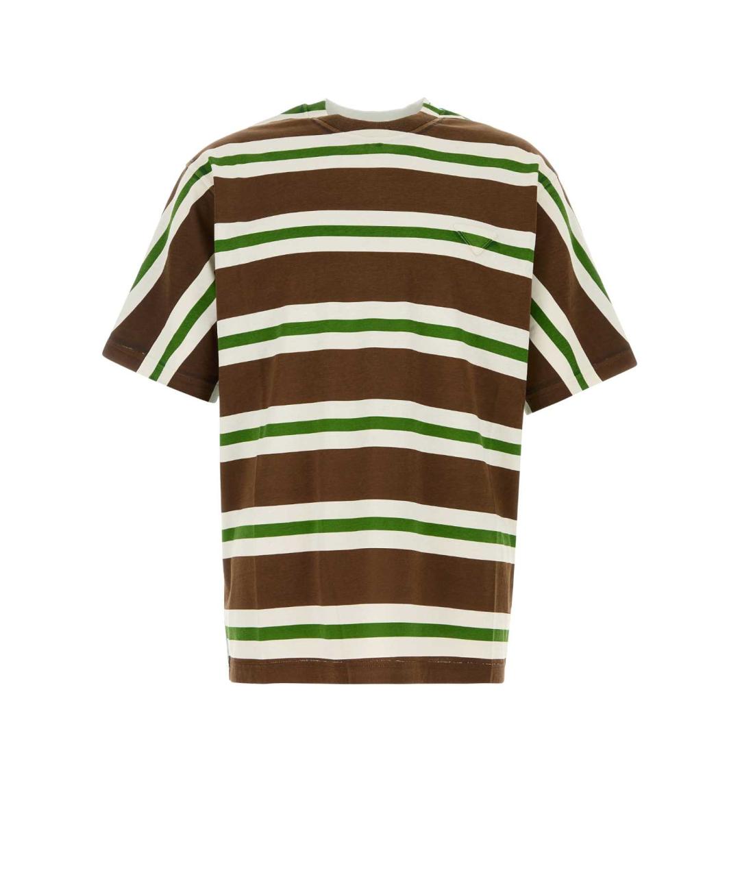 PRADA Мульти хлопковая футболка, фото 1