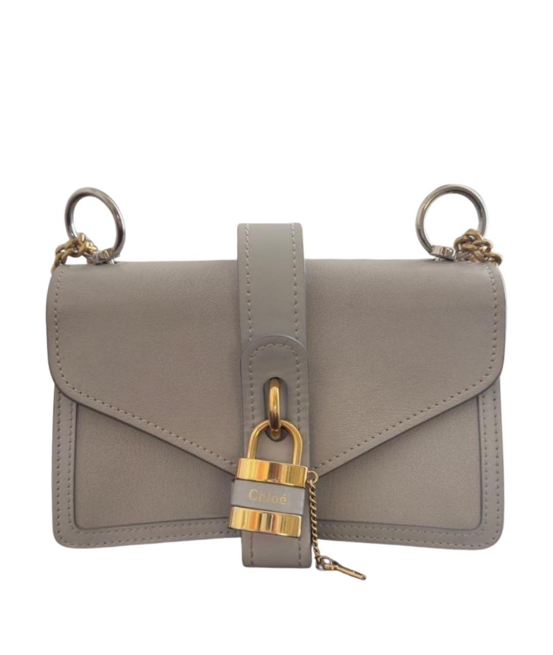 CHLOE Голубая кожаная сумка через плечо, фото 1