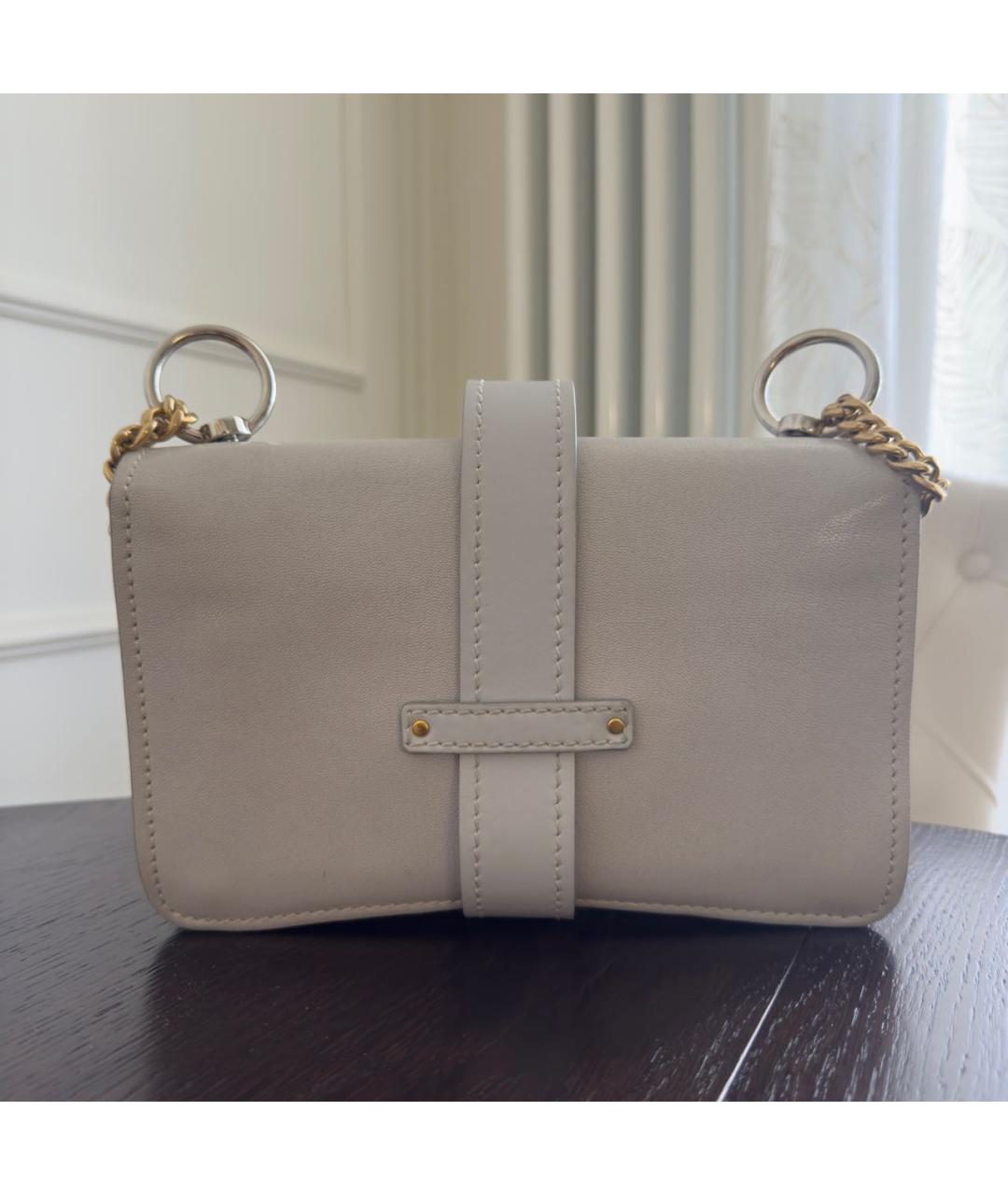 CHLOE Голубая кожаная сумка через плечо, фото 3