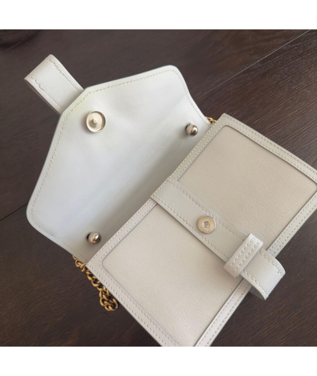 CHLOE Голубая кожаная сумка через плечо, фото 5