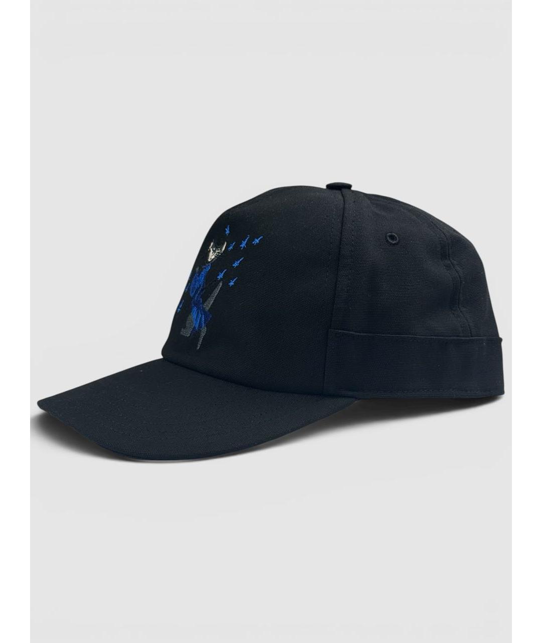 CANALI Черная хлопковая кепка, фото 6